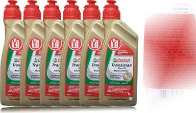 Produktbild von Castrol Transmax DEX III Multivehicle Getriebeöl 6 x 1 Liter