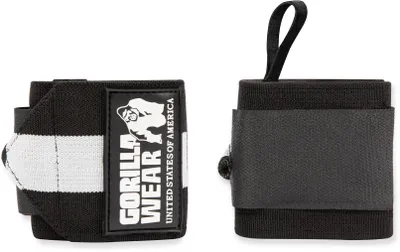 Obrázek produktu pro Návleky na zápěstí Gorilla Wear Ultra - černá/bílá