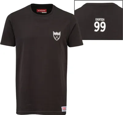 Zdjęcie produktu dla Koszulka CCM Monochrome Junior z krótkim rękawem czarna L