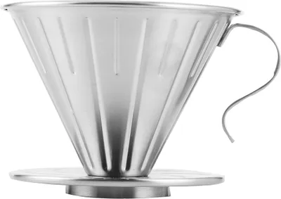 Image de Support pour machine à café en acier inoxydable pour Over Coffee Dripper Cone Filter Cup Accessories Home Office UseL