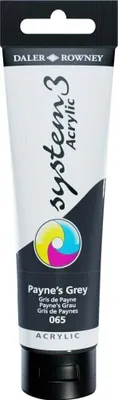 Immagine prodotto di Daler Rowney System3 Pittura acrilica Grigio di Payne 150 ml 1 pz