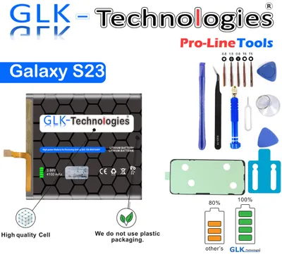Produktbild von GLK-Technologies für Original Samsung Galaxy S23 Akku Batterie EB-BS912ABY 4100 mAh 2025 B.j
