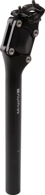 Produktbild von Parallelogramm Sattelstütze gefederte ALU einstellbar Länge 350 mm Ø 31.6 mm schwarz