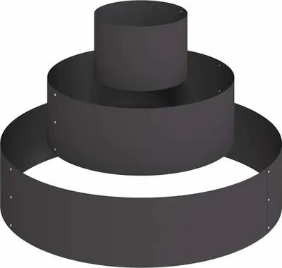 Obrázek produktu pro vidaXL Zahradní květináč černý 90 x 90 x 20 cm Ocel válcovaná za studena