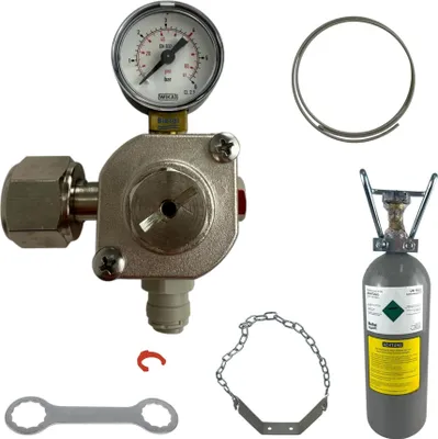 Produktbild von BieTal® MINI Umrüstung Umbauset Quooker Cube auf 2 KG CO2 Mehrweg Flasche