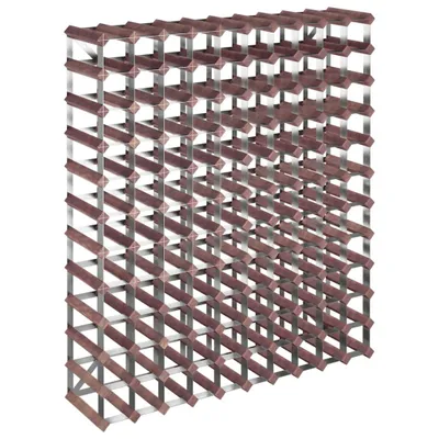 Immagine prodotto di Portabottiglie per 120 Bottiglie Legno Massello di Pino Marrone