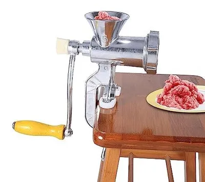 Obrázek produktu pro Ruční mlýnek na maso z hliníku pro zpracování masa