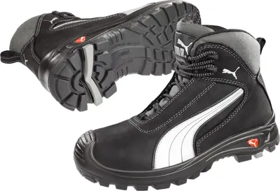 Obrázek produktu pro PUMA® 10003917209998 PUMA® Herren S3 Sicherheitsschuhe "CASCADES MID" SCUFF CAPS schwarz Größe  48