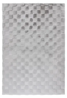 Produktbild von Teppich Botany 625 Silber 80x150 cm – Weich & Pflegeleicht