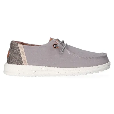 Produktbild von HEYDUDE Wendy Washed Canvas Damen Halbschuhe Grey Größe 43