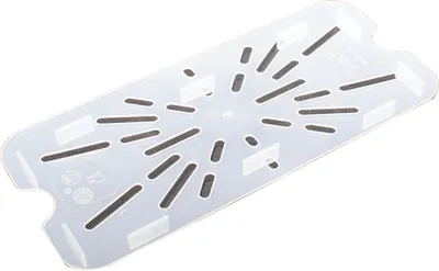 Produktbild von GN-Behälter Einlegeböden Abtropfgitter gelocht 1/3 aus Polypropylen