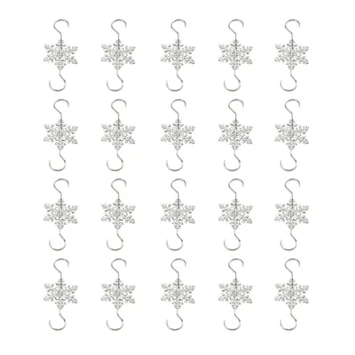 Image de Crochets de Noël,Crochets pour flocons de neige,Crochets pour sapin de Noël