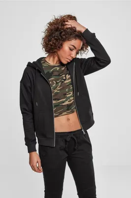 Immagine prodotto di Urban Classics TB1982 | Giacca con cappuccio Classic Zip Donna - Colore: Nero - Taglia: M