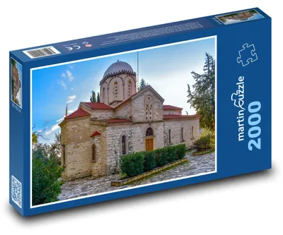 Zdjęcie produktu dla Puzzle 2000 Historyczny kościół na Cyprze - martinpuzzle