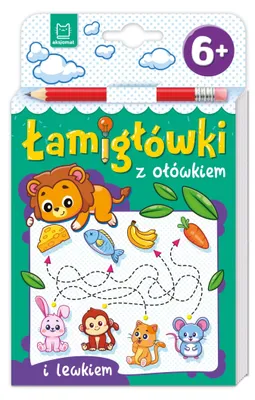 Zdjęcie produktu dla Łamigłówki z ołówkiem i lewkiem. Od 6 lat