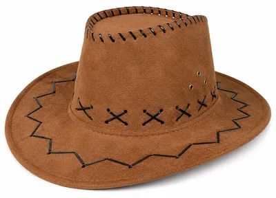 Produktbild von Kinder Cowboyhut mit Ziernähten | Braun