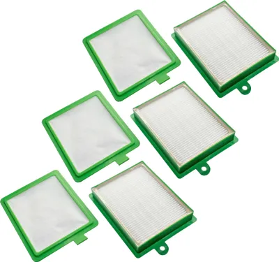 Produktbild von vhbw 3x HEPA-Filter, 3x Mikrofilter kompatibel mit AEG Electrolux Excellio, AVQ 2220 ... 2250, Ergospace Staubsauger