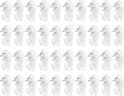 Produktbild von Unsichtbare Wandhaken - Set aus 40 - Nagellose Haken
