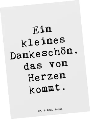 Produktbild von Mr. & Mrs. Panda Postkarte Spruch Gastgeschenke Dankeschön - Weiß - Geschenk, liebevoller Ausdruck, personalisierte Hochzeitsgeschenke, Heirat, lieben Menschen, Hochzeit