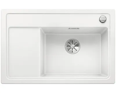 Produktbild von BLANCO ZENAR XL 6 S Compact, Schrankwaschbecken, Silgranit, Weiß, Links, 60 cm, Deutschland