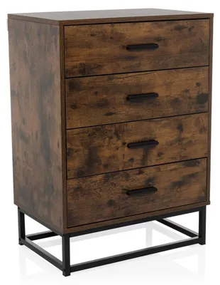 Obrázek produktu pro hjh LIVING Komoda se 4 zásuvkami VINSTRA Příborník 83,5 x 60,0 x 38,5 cm