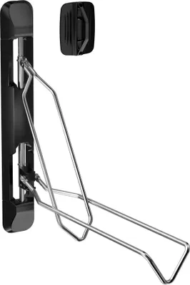Produktbild von Wiltec Fahrrad Wandhalterung 11,8 x 63,8 x 58,3 cm bis 35 kg, Universal Fahrradhalterung höhenverstellbar, Fahrradaufhängung faltbar mit Schwenkarm