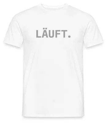 Produktbild von Spreadshirt Stromberg Läuft Männer T-Shirt, 4XL, Weiß
