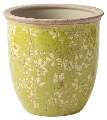 Productafbeelding van Clayre & Eef bloempot, groen, keramiek