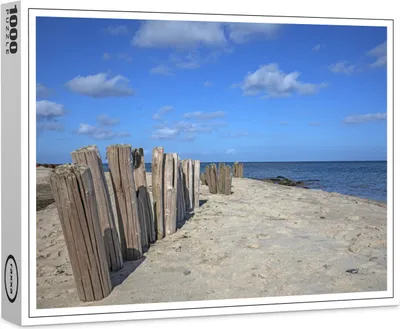 Image de puzzle premium raxxa "Buhnen am Ostseestrand in Dahmeshöved", 1000 pièces