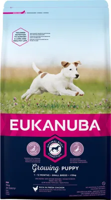 Produktbild von Eukanuba Growing Puppy Small Breed, Welpe, Klein (5-10 kg), Huhn, 3 kg