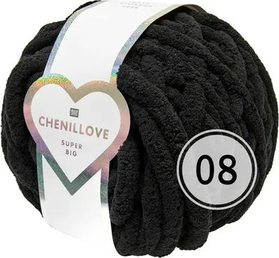 Produktbild von Rico Design Chenillove Super Big Schwarz