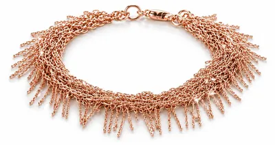 Produktbild von Armband "Spikes" Charleston Stil Rosé-gold, Gun Metal Silberfarben Biba – Roségold