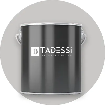 Produktbild von TADESSI Wandfarbe Grau - Kieselgrau - abwaschbare Innenfarbe matt - Dispersionsfarbe - Geruchsarm und Lösemittelfrei - 1 Liter Gebinde