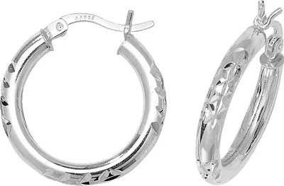 Produktbild von 925 Sterling Silber Damen - Paar Creolen - 15mm; TRS17704MM15