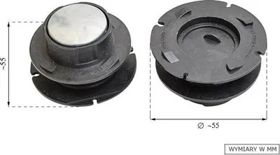 Zdjęcie produktu dla Wkład głowicy żyłkowej NZ09 / NZ160 M10x1.25LHF NZ13