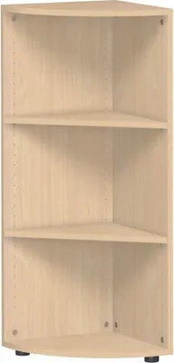 Immagine prodotto di Geramöbel Scaffale angolare Milano, P: 400 A: 1104 mm, faggio