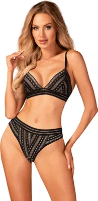 Produktbild von Obsessive - OB Natilya 2pcs set black M/L