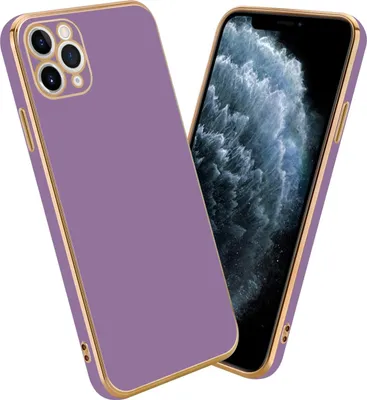 Immagine prodotto di Cadorabo custodia protettiva per Apple iPhone 13 PRO MAX custodia in viola custodia del telefono cellulare TPU silicone fotocamera protezione caso