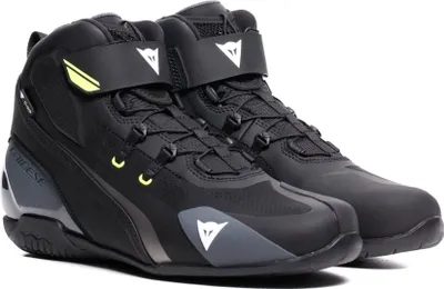 Zdjęcie produktu dla Wodoodporne buty motocyklowe Dainese Herian D-WP, czarny/niebiesko-żółty, 45