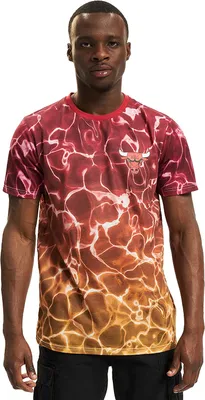 Produktbild von New Era Herren T-Shirts NBA Chicago Bulls Team Color Water Print