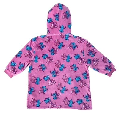 Produktbild von Stitch Angel Snuzy Hoodie-Decke mit Kapuze Kinder Mädchen