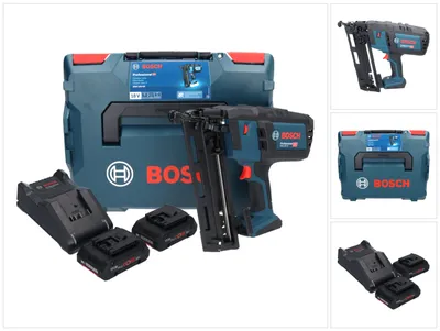 Obrázok produktu pre Akumulátorová klincovačka Bosch GNH 18V-64 18 V 64 mm 1,6 mm + 2x akumulátor ProCORE 4,0 Ah + nabíjačka + L-Boxx ( 0601481102 )