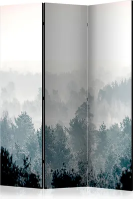 Zdjęcie produktu dla Parawan akustyczny Pejzaże 135x172 cm 3-częściowy czarny