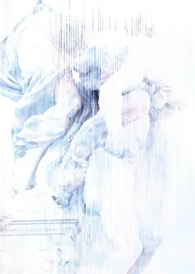 Zdjęcie produktu dla Sanders & Sanders fototapeta romowie niebieskimIbiałym 200 x 280 cm