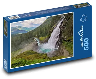 Obrázek produktu pro Puzzle 500 Vodopády - Krimml - martinpuzzle