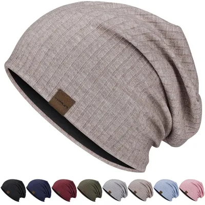 Produktbild von Slouchy Beanie Mütze Khaki Einheitsgröße für Damen und Herren