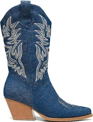Produktbild von Cowboylaarzen Jeans Donker w Stiksels