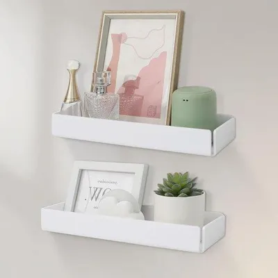 Produktbild von Famanu Wandregal Selbstklebend - Acrylregale für Küche, Wohnzimmer, Bad - Transparent