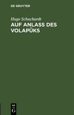 Produktbild von Auf Anlass des Volapüks