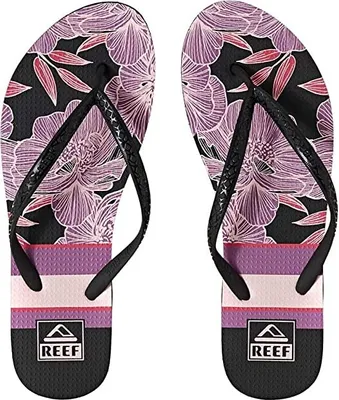Imagen del producto de Sandalias Reef Damen Seaside Prints, estampado "Orquídea", talla 42.5 EU